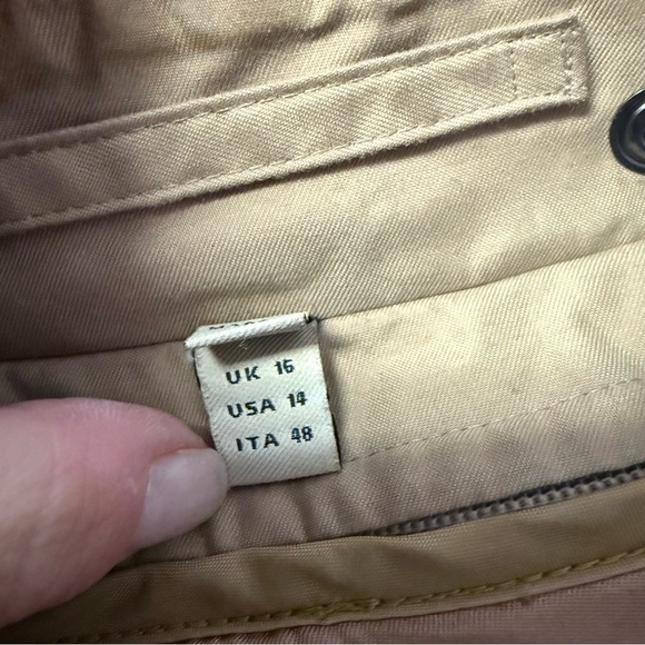 Burberry London Hooded Raincoat Trench Coat Women’s US 14 Tan Check Lining - Picture 6 of 15